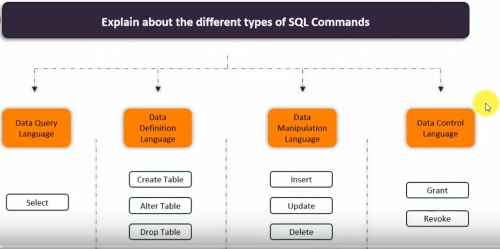 Different Types of SQL Commands