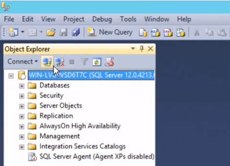 SQL Server Management Studio Objects