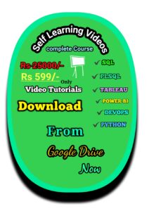 Self Learning Video Tutorials - Software Course